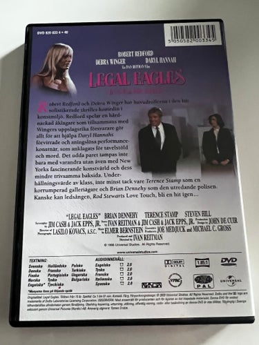 Legal Eagles - Svensk Text- Megararitet- Robert Redford