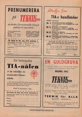 Teknik för Alla Nr10 1943
