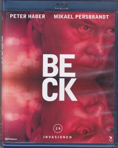 BluRay / Beck 29 / Invasionen / Peter Haber, Mikael Persbrandt / Nyskick
