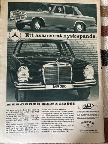 Mercedes-Benz 250 S/SE 1966 annons