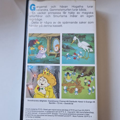Smurfarna - De Magiska Smurftårarna (VHS)
