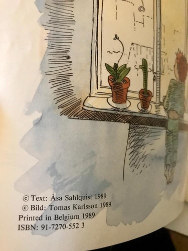 SAGAN OM SKORNA Åsa Sahlquist Tomas Karlsson 1989