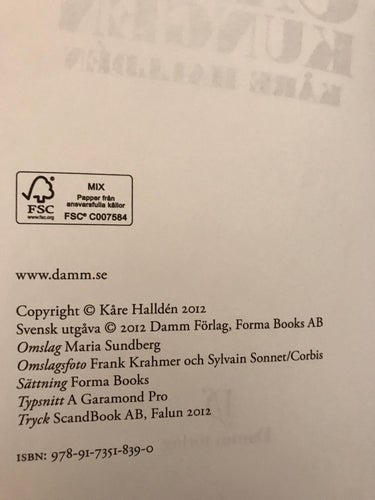 CAVAKUNGEN Kåre Halldén 2012