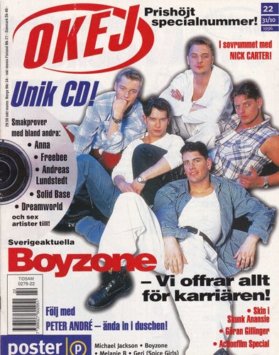 Okej 1996-22 Boyzone..Skunk Anansie..Pearl Jam..Sheryl Crow
