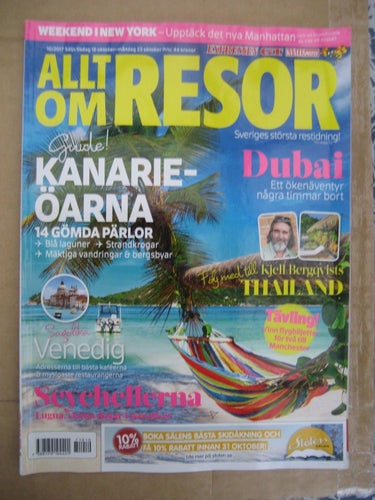 Allt om Resor Nr:10-2017 (Kjell Bergqvists Thailand, Kanarieöarnas 14 gömda pä