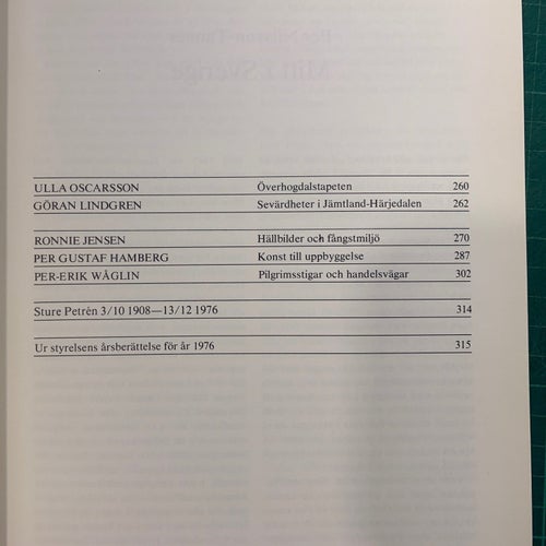 Tjock resebok om ”Jämtland och Härjedalen” (STF:s årsbok 1977)