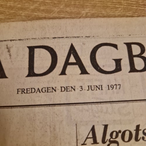 Svenska Dagbladet 3 juni 1977