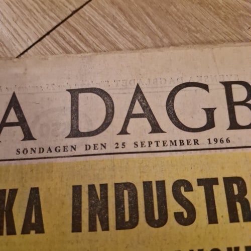 Svenska Dagbladet Söndagen den 25 September 1966