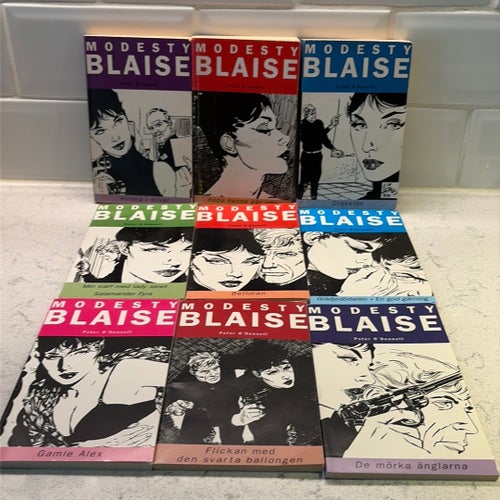 Modesty Blaise x 9 av Peter O'Donnell