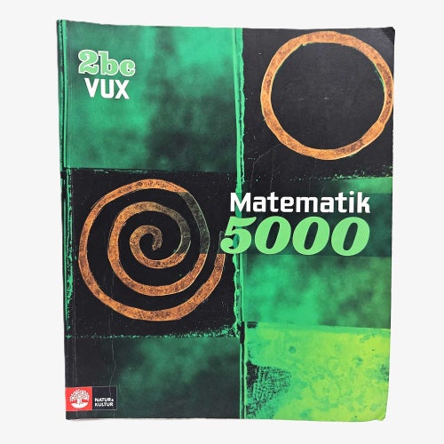 Matematik 5000 Kurs 2bc Vux Lärobok - Lena Alfredsson m.fl.