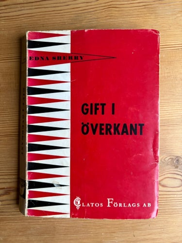 Gift i överkant av Edna Sherry, 1960, deckare, Clatos, vintage
