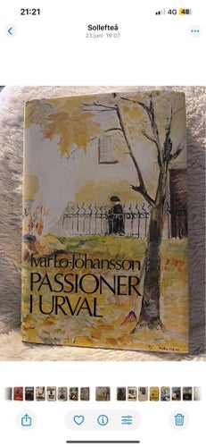 Passioner i Urval av Ivar Lo-Johansson