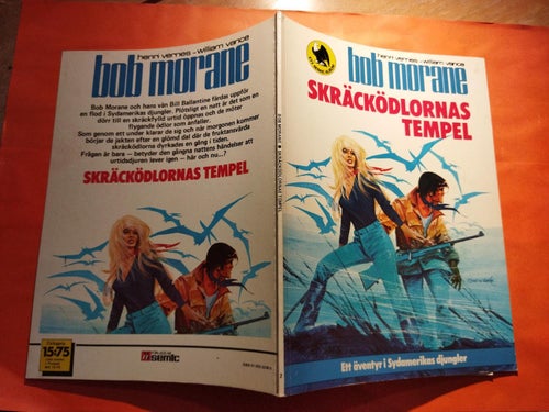 Bob Morane nr 2 Sckräcködlarnas tempel - Henri Vernes & William Vance. Fine+