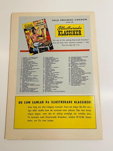 Illustrerade Klassiker Nr 81  - Första utgåva !