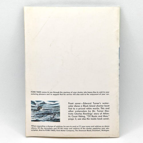 Ford Times August 1960 Tidning