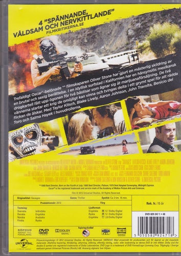 DVD / Savages / Unrated Version / Oliver Stone / Salma Hayek, John Travolta