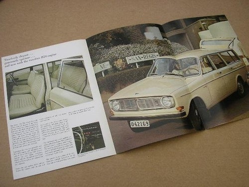VOLVO Försäljningsbroschyr 145 1969