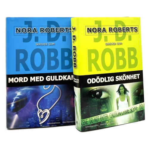 In Death del 1-3 av J.D. Robb (inbundna, Bäddat för mord)
