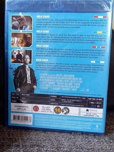 Wild Card - Inplastad (ny!) - Svensk utgåva - Jason Statham.