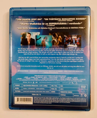EGO - Svensk romantisk komedi - Spegelblank Bluray - billig frakt