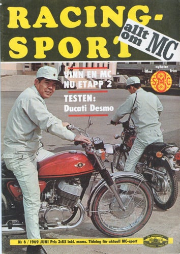 Suzuki T500, Tidningen Racing Sport MC, Nr 6/1969