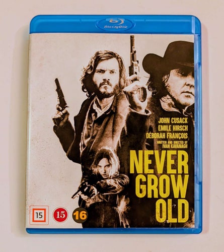 NEVER GROW OLD - Western - Spegelblank Bluray - billig frakt 12 kr !!!