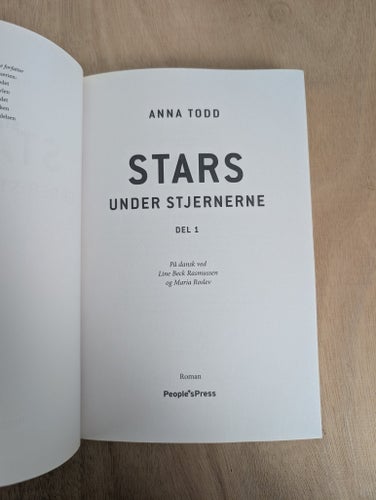 Stars Under Stjernerne av Anna Todd, 2018