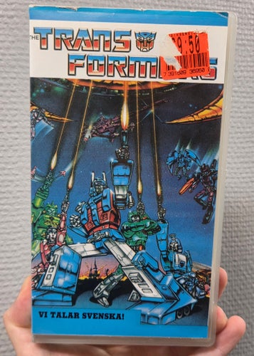 Transformers VHS (1987-1988) Svenkt tal