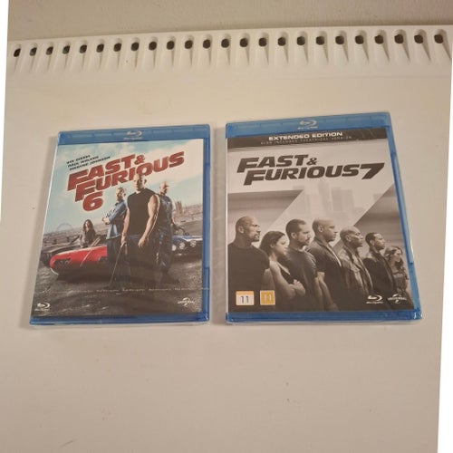 Fast & Furious 6 och 7. Nya Blu-ray