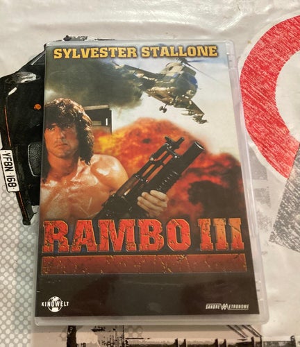 RAMBO III (1988) SVENSK UTGÅVA I FINT SKICK!