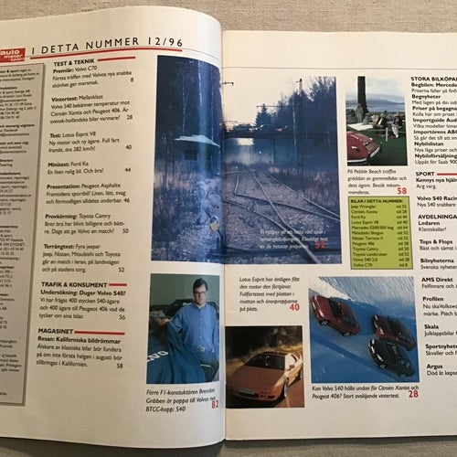 AUTO MOTOR & SPORT NR 12 1996 LOTUS ESPRIT V8,MERCEDES,JEEP,PAJERO,TERRANO,