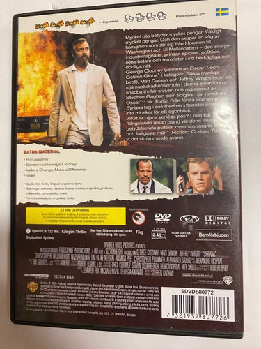 DVD Syriana TOPPSKICK