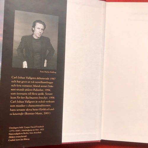 DEN VIDUNDERLIGA KÄRLEKENS HISTORIA Carl-Johan Vallgren 2002