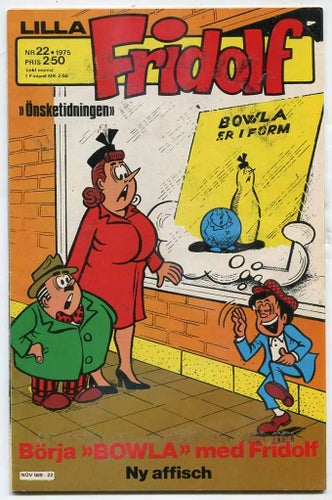 Lilla Fridolf 1975 nr 22 Familjen Flax , Knasen Tjalle Tvärv
