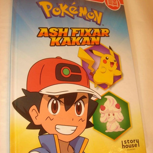 Pokemon Ash fixar kakan NY OLÄST BARN BOK