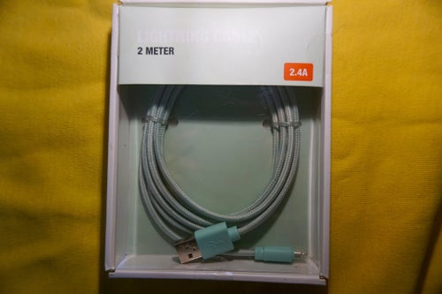 Lightning kabel 2 meter LADDNING OCH SYNKNING