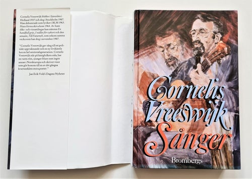 CORNELIS VREESWIJK SÅNGER 1988 1:A UTG Toppex SVÅR ORIGINAL UTG! BROMBERGS REA