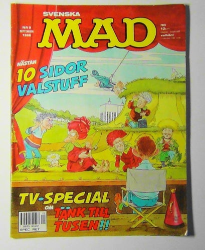 MAD Tidning Nr.9 1988