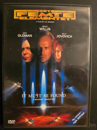 The Fifth Element (Det Femte Elementet) DVD
