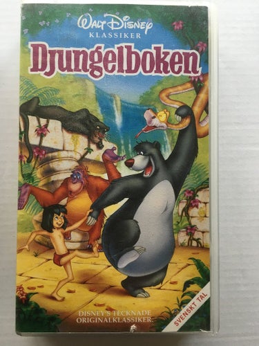 VHS - DJUNGELBOKEN - Walt Disney