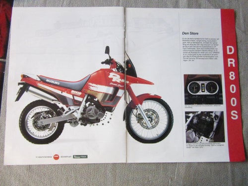 suzuki DR800S DR800 1991 reklam annons