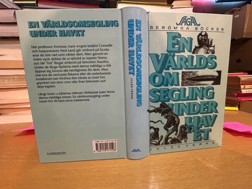 En världsomsegling under havet av Jules Verne, bok, Very Fine