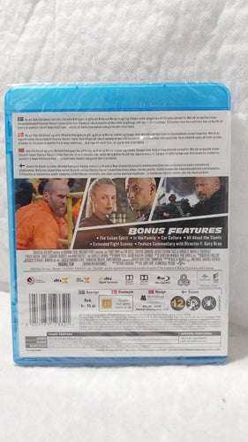 Fast & Furious 8 Blu-Ray Oöppnad & Inplastad