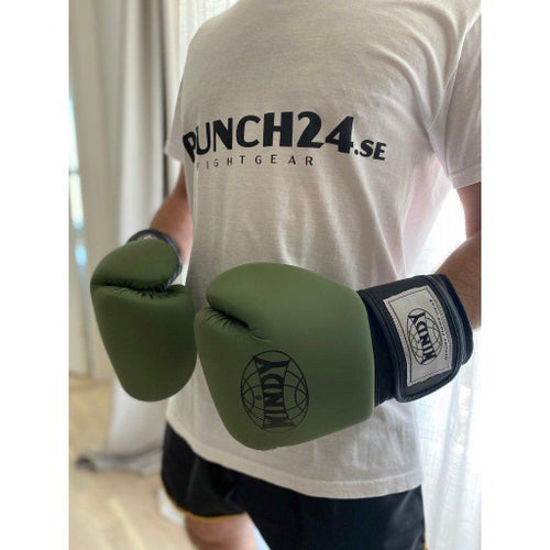 Windy Boxningshandskar Grönt/Svart 8oz - FRI FRAKT