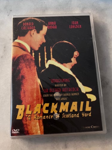 Blackmail - En Romance från Scotland Yard Inplastad Svensk text