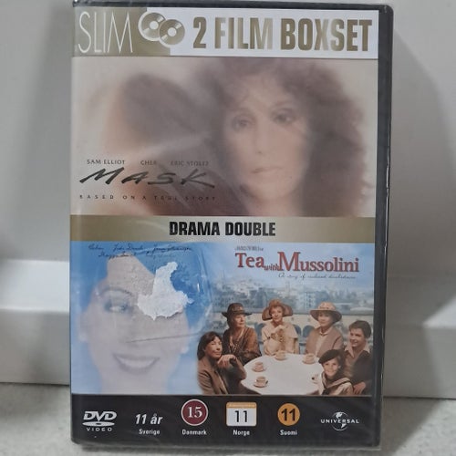 Mask / Tea with Mussolini - 2 Film Boxset DVD *inplastad *