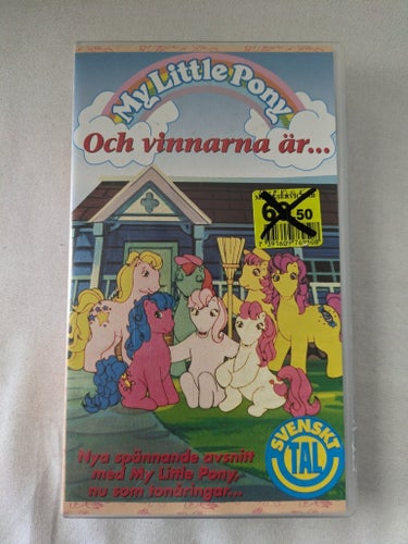 MLP My Little Pony VHS - "Och vinnarna ar" - Svensk