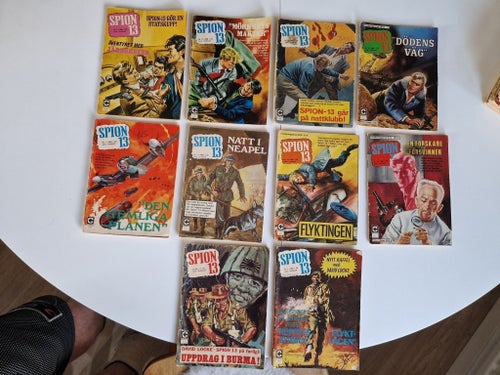 Samling av Spion 13 Tidningar - Krig. 1967 - 1968 .l