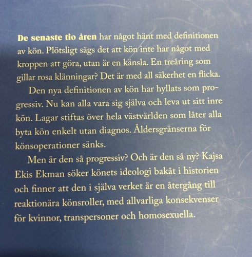 Om könets existens av Kajsa Ekis Ekman, 2021