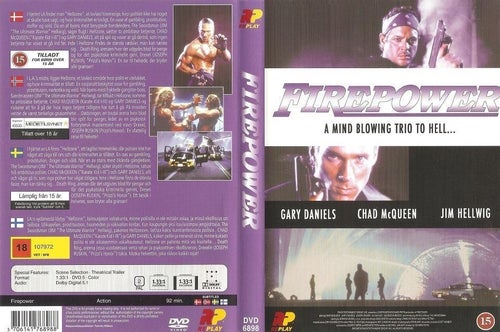 Firepower (1994) Richard Pepin med Gary Daniels, Chad McQueen, Jim Hellwig